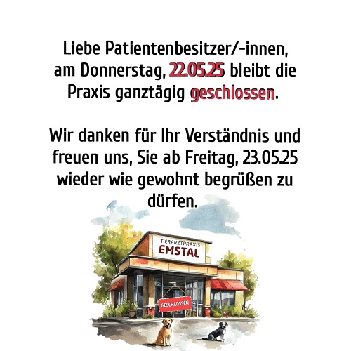 praxis geschlossen 