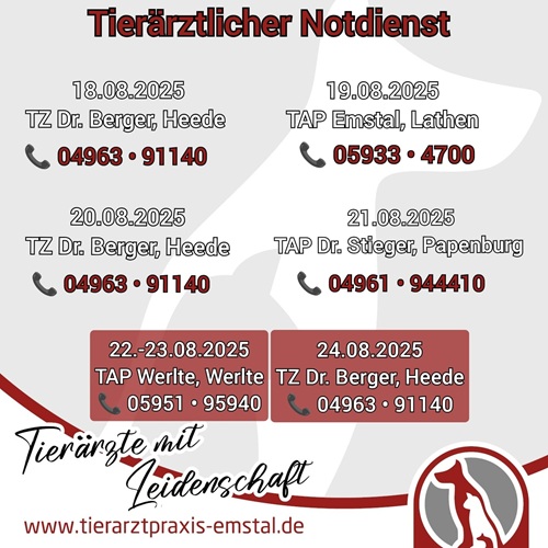 tierarztpraxis emstal notdienst